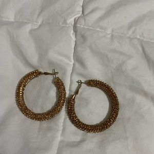 Gold earrings